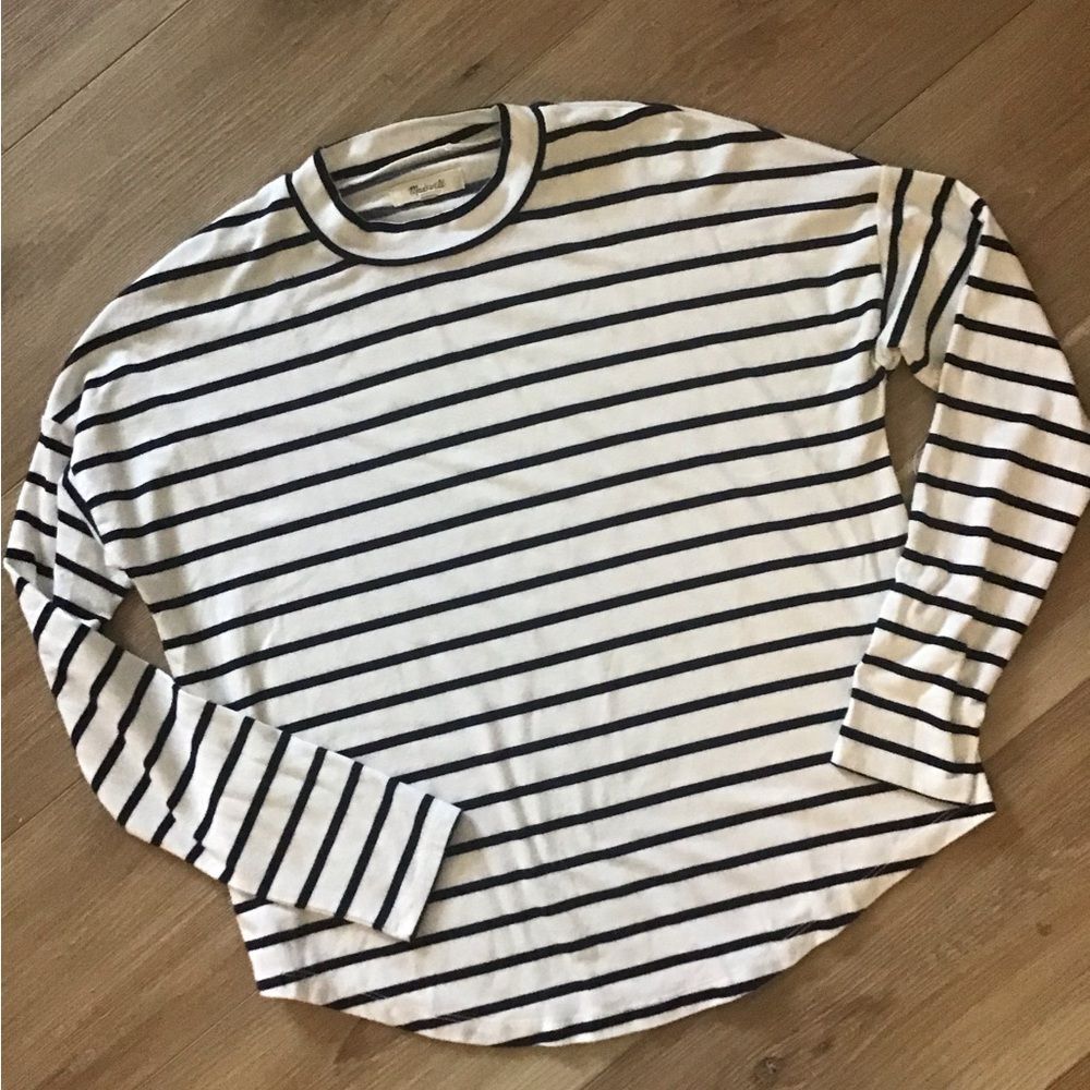 Madewell Luxe Long Sleeve Tee XS